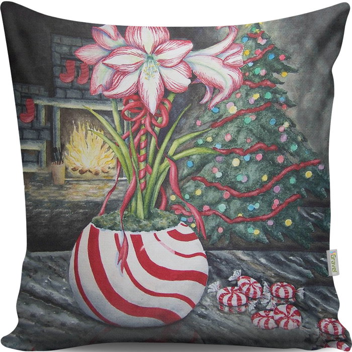 Aberto Design Cojín Multicolor de 43 x 43 cm con Relleno de Silicona Aberto Design Cojín Multicolor de 43 x 43 cm con Relleno de Silicona